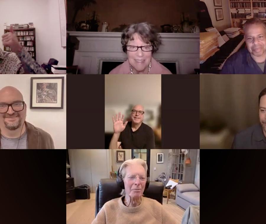 Improvisation and Ives Panel Members on Zoom